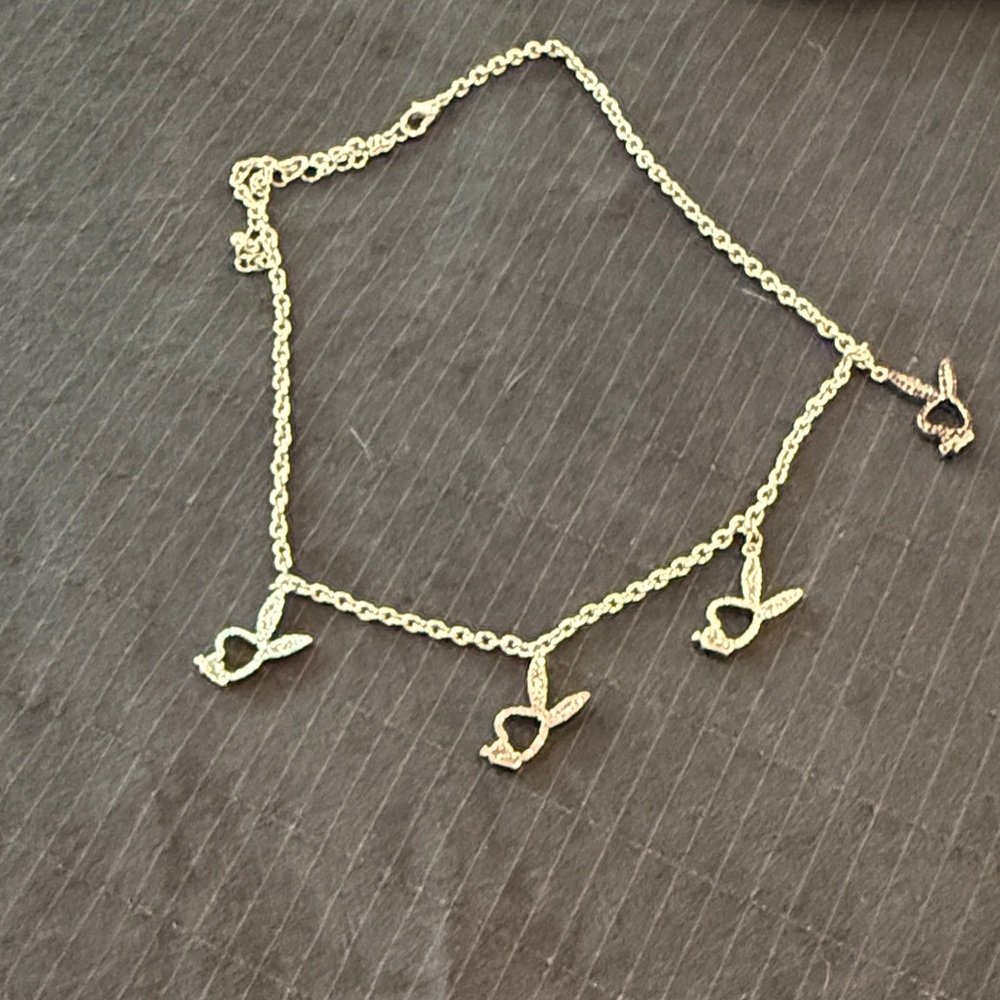 PLAYBOY Gold-Tone Necklace with Bird Charms